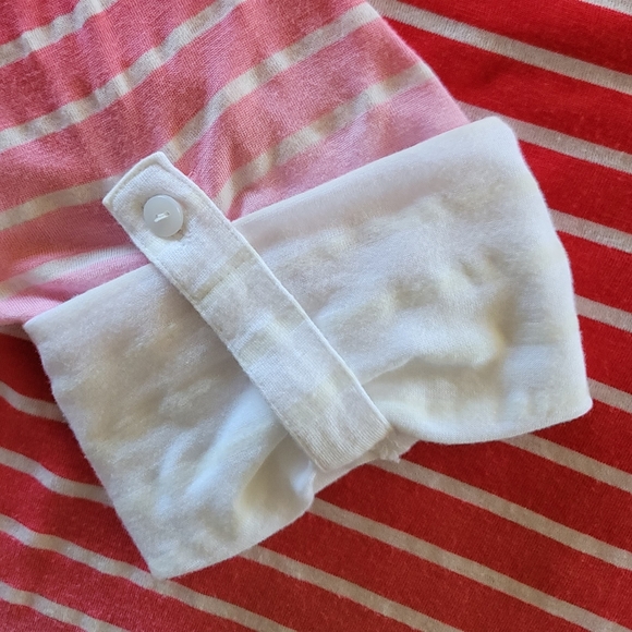 GRACE ELEMENTS Dip Dye High-Low Striped Top - Picture 3 of 5